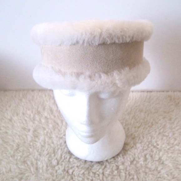 Shearling and Suede Reversible Headband - Picture 1 of 10